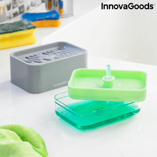 TapStar™ 2-in-1 Kitchen Sink Soap Dispenser & Sponge Holder