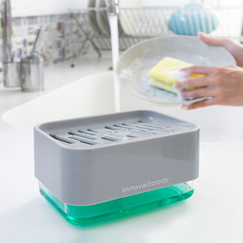 TapStar™ 2-in-1 Kitchen Sink Soap Dispenser & Sponge Holder
