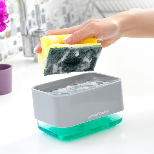 TapStar™ 2-in-1 Kitchen Sink Soap Dispenser & Sponge Holder