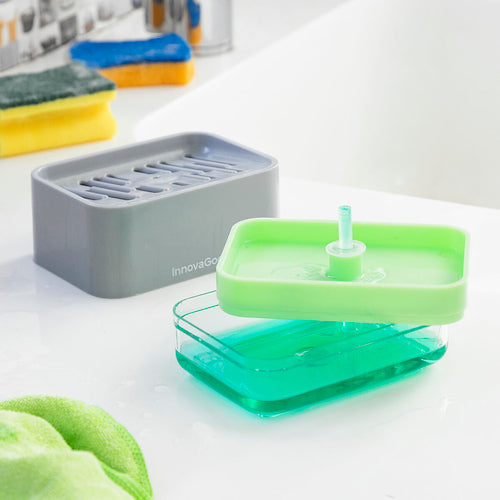 TapStar™ 2-in-1 Kitchen Sink Soap Dispenser & Sponge Holder