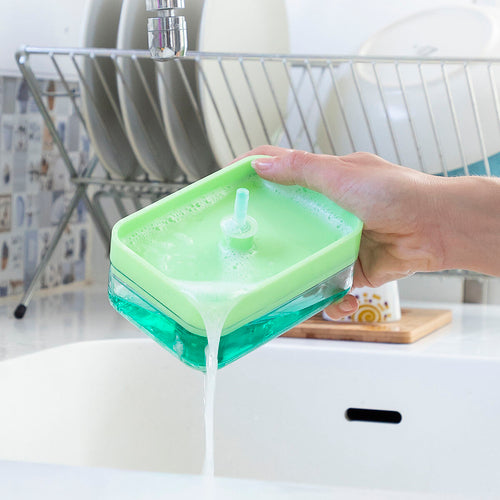 TapStar™ 2-in-1 Kitchen Sink Soap Dispenser & Sponge Holder
