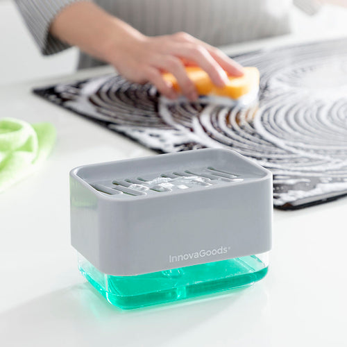 TapStar™ 2-in-1 Kitchen Sink Soap Dispenser & Sponge Holder